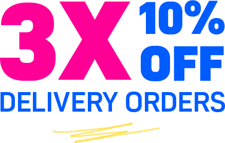 Use Coupon APLUS for 3x 10% OFF Delivery Orders | Aug 12th to Sep 2nd | Nosh Delivery